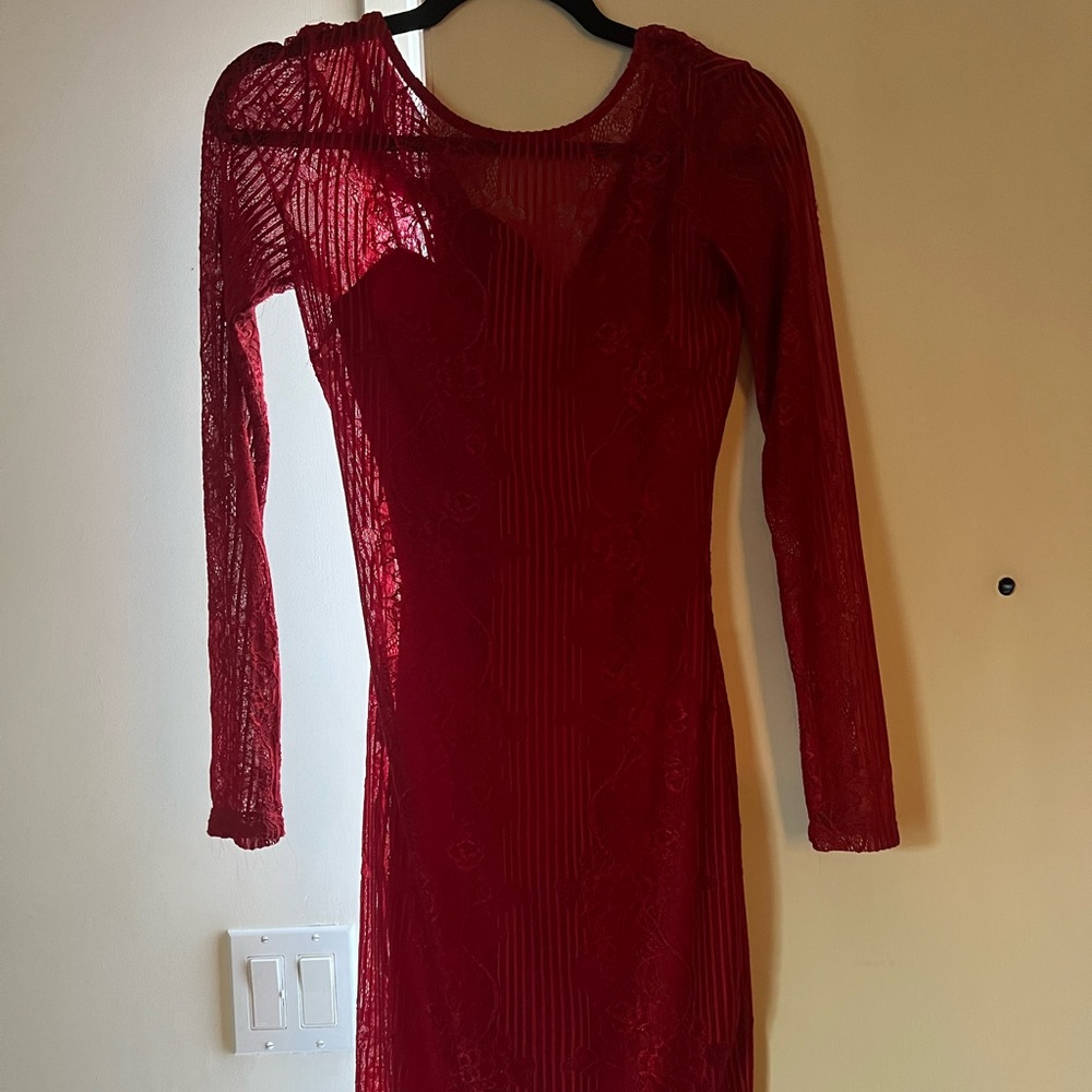 Red dress